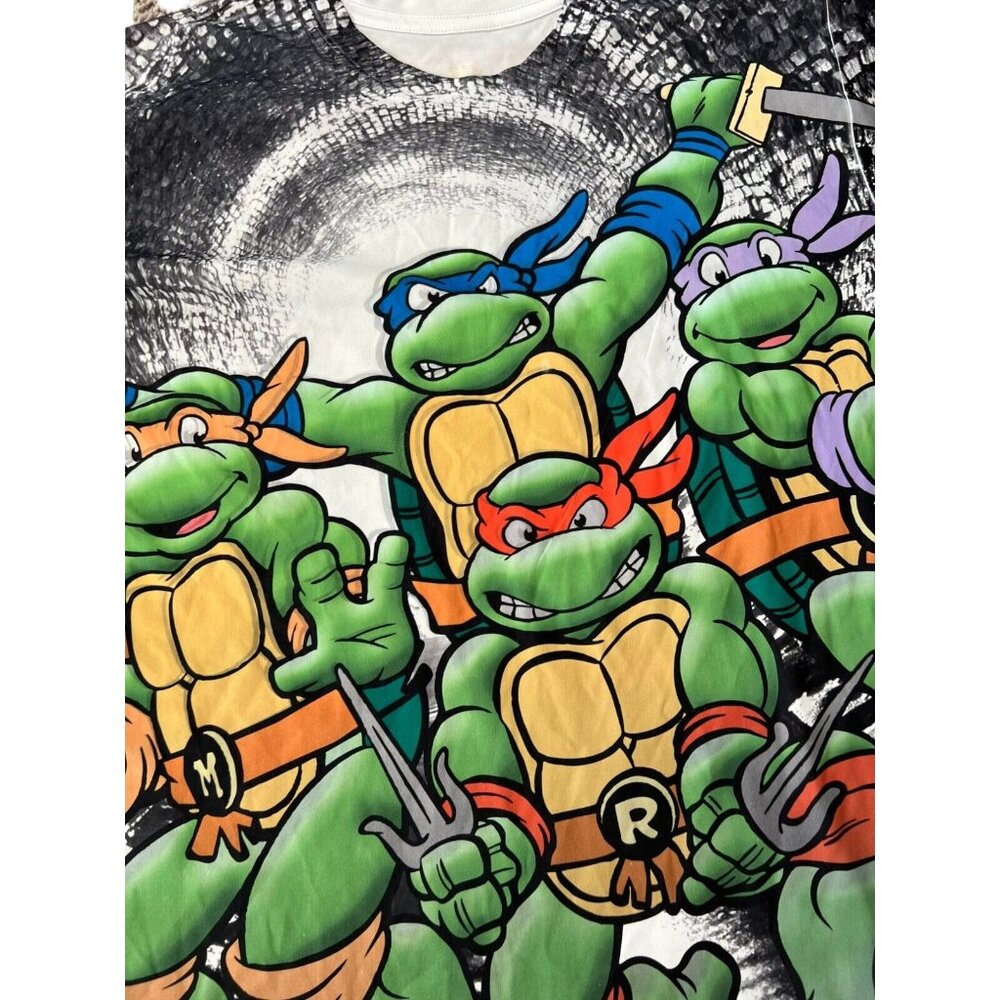 Teenage Mutant Ninja Turtles Shirt Size M All Over Print - Picture 3 of 5